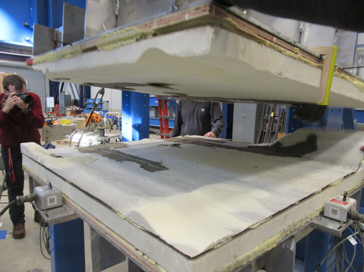 Adhered Insulation Specimen2